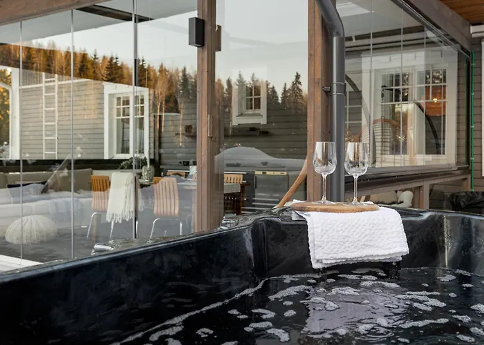Hotelli Purola 4br Escape With Jacuzzi, Sauna And Bbq