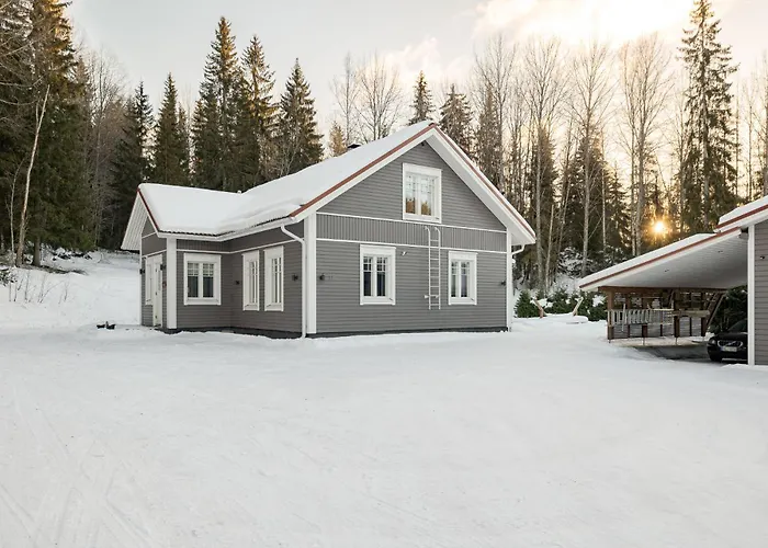 Hotelli Purola 4br Escape With Jacuzzi, Sauna And Bbq