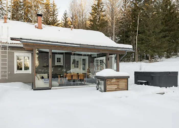 Purola 4br Escape With Jacuzzi, Sauna And Bbq