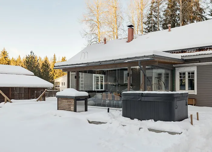 Purola 4br Escape With Jacuzzi, Sauna And Bbq Hotelli